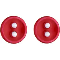 Luxenter Pendientes 'Lyros' rojo / plata / blanco