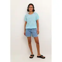 Kaffe Blusa 'Amber' azul cielo