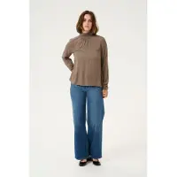 Kaffe Blusa 'Trine' chocolate
