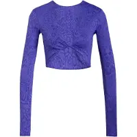 Adidas adidasCamiseta manga larga reversible PrimeLift Workout Snake Twist 2XL Solar Purple / Pure Purple Mujer
