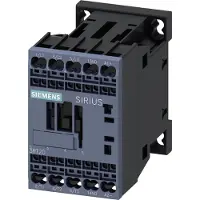 Siemens 3RT20162BB41: Contacto magnético (relé de potencia) para AC-3, 4 kW/400V, 1S, 24VDC, 3 polos, tamaño S00