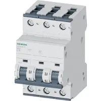 Siemens Interruptor automático Automat C, 16A, modelo 5SY63167, 400V, 6kA, 3 polos