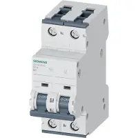 Siemens Interruptor automático , 10kA, 1+N polos, serie B6, grado de protección IP20