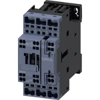 Siemens 3RT20252AP00: Contacto magnético (relé de contacto) para AC, categoría de uso AC-3, 7,5 kW/400V, 1 contacto normalmente abierto + 1 contacto auxiliar, 230 VAC, 50 Hz, 3 polos, e protección S0