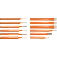 Neo Tools Conjunto de punzones y cinceles 33-062, 12 piezas