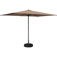 Syfax Paraguas de Jardín con Base 200 x 300 cm Poliéster Rectangular