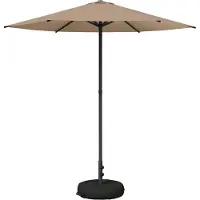 Syfax Paraguas de Jardín con Base 230 x 230 cm Poliéster Rectangular