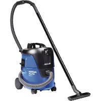 Nilfisk Aero 21-01 Pc Inox: Aspiradora compacta para uso en seco y húmedo, de alto rendimiento. Potencia: 1250 W. Capacidad: 20 litros. Número de modelo: 107406602