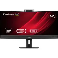 Viewsonic Monitor Vg3457cv 34´´ Uwqhd Va Curva 100hz