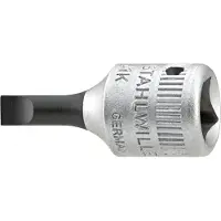 Stahlwille 01280006: Punta de destornillador, 1/4", 41 K, 0.6 x 3.5