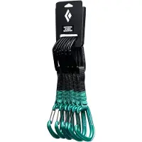 Black Diamond - Cintas express Escalada - Hotforge Hybrid Quickpack 12 Cm Clean Green - Verde