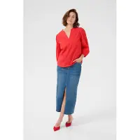 Kaffe Blusa 'Jollia' rojo