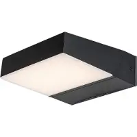 Rabalux 77121: Lámpara de pared exterior Laxa LED, 14 unidades, material: plástico, color: negro