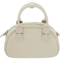Faina Bolso de mano blanco lana