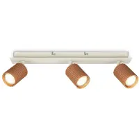 Briloner Lámpara de techo, foco empotrado, lámpara de techo, articulada, para pasillo, con 3 luces