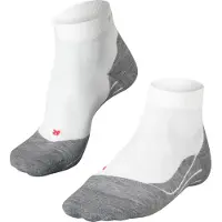 Falke - RU4 Short - Calcetines de running size 42-43, gris/blanco