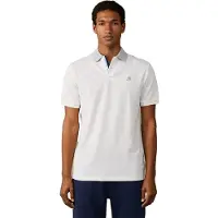 Hackett para hombre. HM5600184 Polo H Tape blanco (M), Casual, Algodón, Manga corta, outlet 2026.