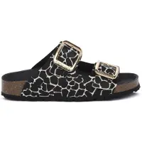 Grünland Zapatos abiertos 'SARA CB1796 nero multi ciabatte donna anatomiche fibbie cavallino' negro