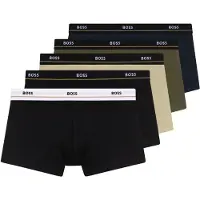 BOSS Calzoncillo boxer beige / azul noche / oliva / negro