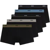 BOSS Calzoncillo boxer 'Essential' zafiro / gris / oliva / negro