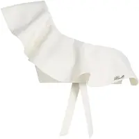 Karl Lagerfeld Top de bikini crema