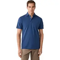 Hackett London para hombre. HM5600201 Polo Gmd Pique azul (XL), Casual, Algodón, Manga corta, outlet 2026.