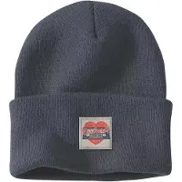 Carhartt - Women's Knit Heart Patch Beanie - Gorro size One Size, azul