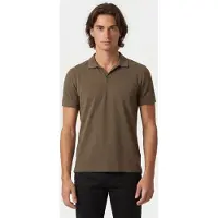 No-excess Polo V Solid Stretch Dark Moss Talla: XXXL | Polos Outlet | Hombre