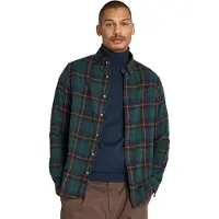 Timberland Midweight Flannel Check Shirt Green Gables Talla: L | Camisas Casuales Outlet | Hombre | Verde