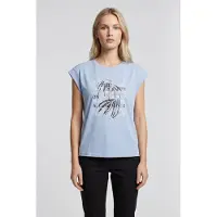 s.Oliver T-shirts Light Blue Talla: 34 | Camisetas de Seda Outlet | Mujer | Azul