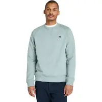 Timberland Exeter River Brushed Back Crew Sweatshirt Silver Blue Talla: XXL | Jerséis Outlet | Hombre | Azul