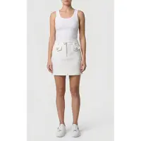 Moschino Teddy Buttons Tweed Mini Skirt White Talla: 40 | Mini Faldas Outlet | Mujer | Blanco