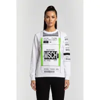 Moschino Sweatshirt White Talla: 42 | Sudaderas con Capucha Outlet | Mujer | Blanco