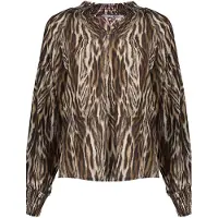 Geisha Top Animal Camel/black Talla: 2XL | Manga Larga Outlet | Mujer | Marrón
