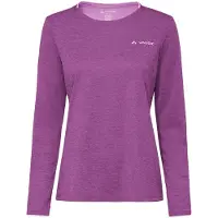Vaude - Women's Essential L/S T-Shirt - Camiseta funcional size 38, morado
