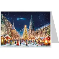 Merkloos Calendario de adviento - 24 postales de Friburgo - Papel - Calendario navideño