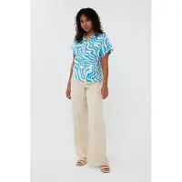 Esqualo Blouse Electric Zebra Print Talla: 36 | Blusas Outlet | Mujer