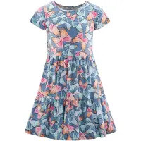 Happy girls Vestido ópalo / azul claro / mandarina / rosa