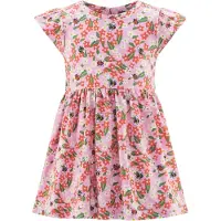Happy girls Vestido jade / langosta / rosa / blanco