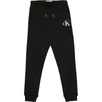 Calvin Klein Jeans Pantalón 'CK Monologo' negro / blanco