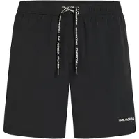 Karl Lagerfeld Bermudas negro / blanco