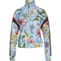 Adidas Chaqueta deportiva 'x FARM RIO HOUSE OF TIRO TRACK' azul cielo / amarillo claro / verde / rojo vino