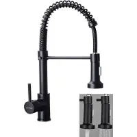 OEM Grifo de cocina con boquilla extensible – Sostenible y práctico – Un solo mando – – Cobre