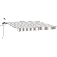 Syfax Toldo eléctrico con LED y sensor 4 x 3,5 m
