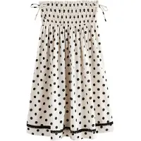 Next Falda crema / negro