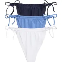 The Set Braga de bikini azul real / azul oscuro / blanco