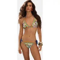 Lipsy Bikini navy / marrón oscuro / miel / pino