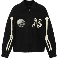 AllSaints Cárdigan 'ADRIAN' negro / offwhite