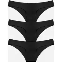LEAFLETIC Panti 'Women’s Low Rise Hipsters Brief' negro