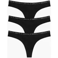 LEAFLETIC Panti 'Women’s Mid Rise Brazilian' negro